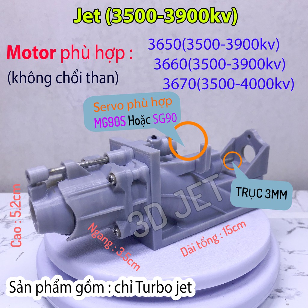 Turbo Jet cho động cơ motor 3650 3660 3670 Chế Tàu Thuyền Cano
