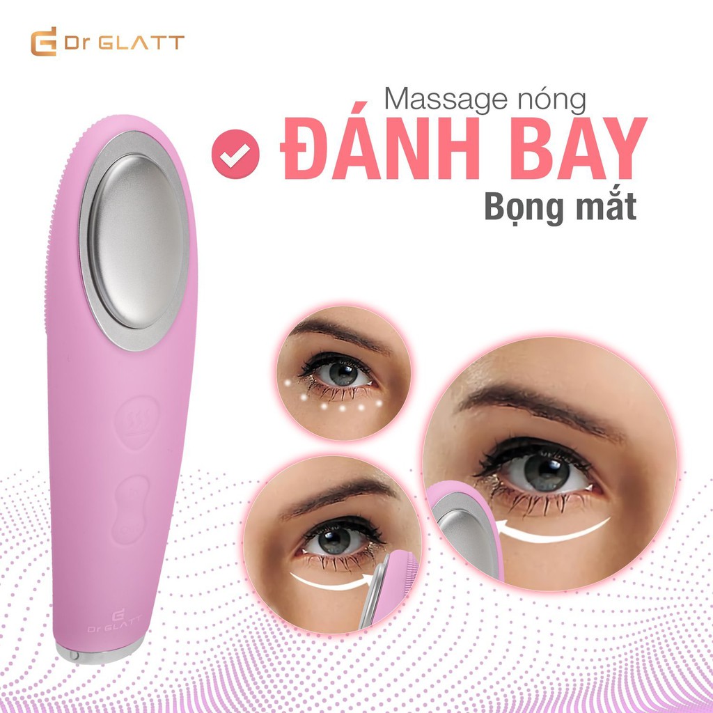 Máy rửa mặt Dr Glatt Dua Fit Pro, chăm sóc da toàn diện, rửa mặt, tẩy trang, đẩy dưỡng 3in1