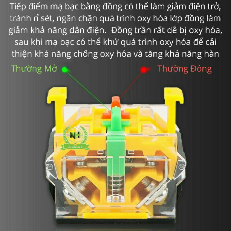 Công tắc Nhấn Nhả Nhấn Giữ không đèn LA38-11/203 Loại Tốt
