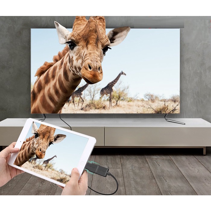 Đầu Chuyển mini HDMI cái ra HDMI đực UGREEN 20101 - Hàng chính hãng