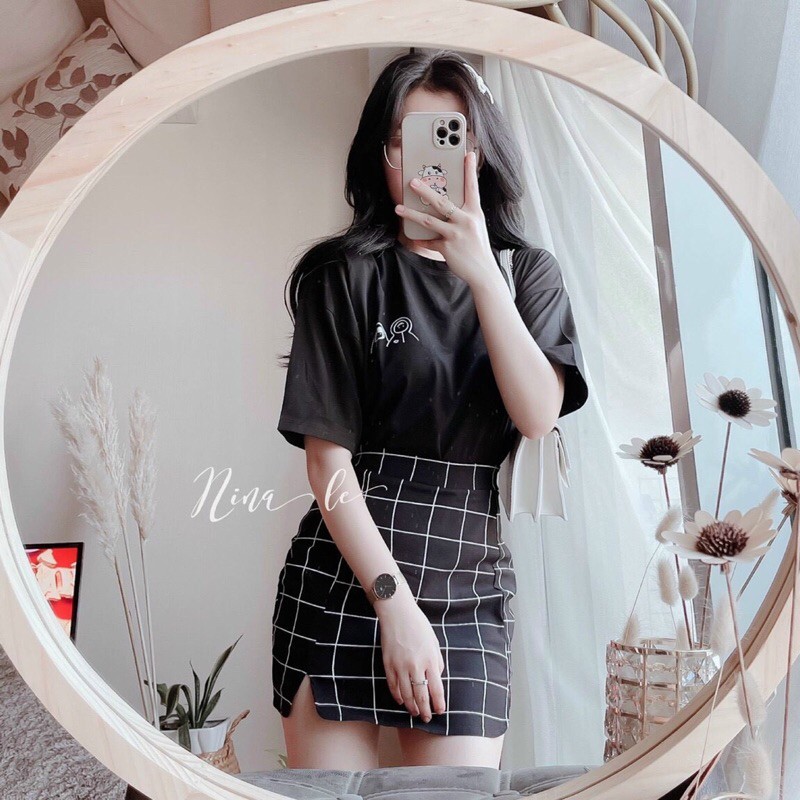 Set caro ô mắt H3303 (hình thật)