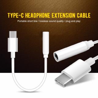 Dây cáp chuyển đổi âm thanh AUX 2 trong 1 Type C sang 3.5mm tai nghe USB C dành cho Android