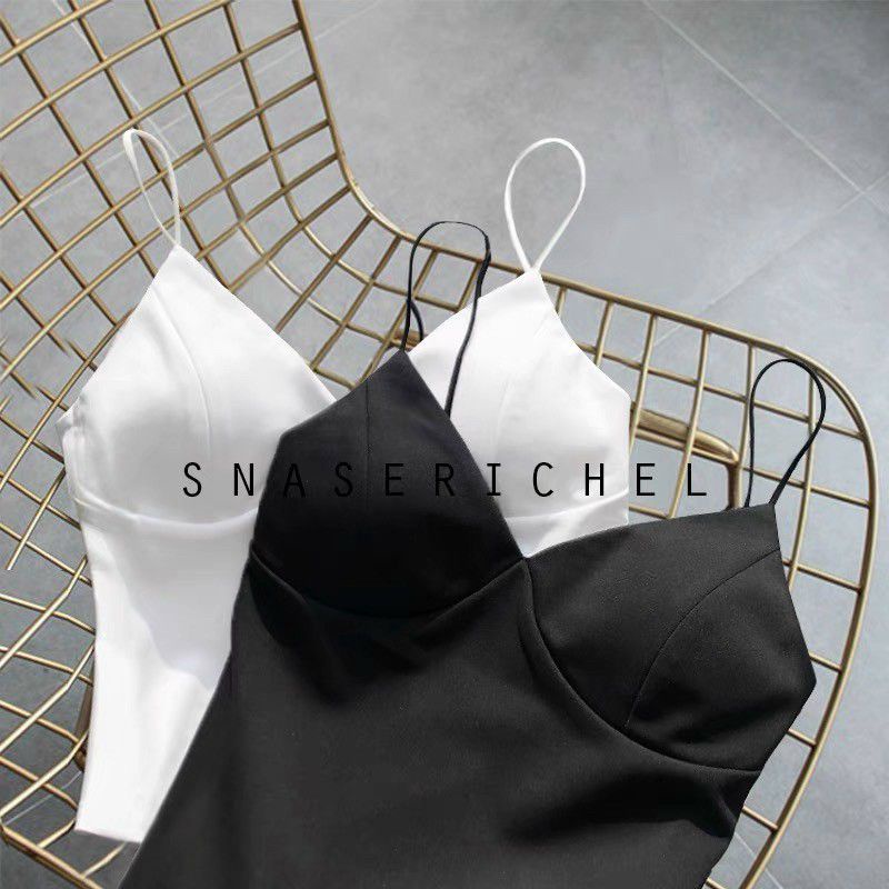 Áo 2 dây kiểu   vải cát hàn xịn xò sang chảnh