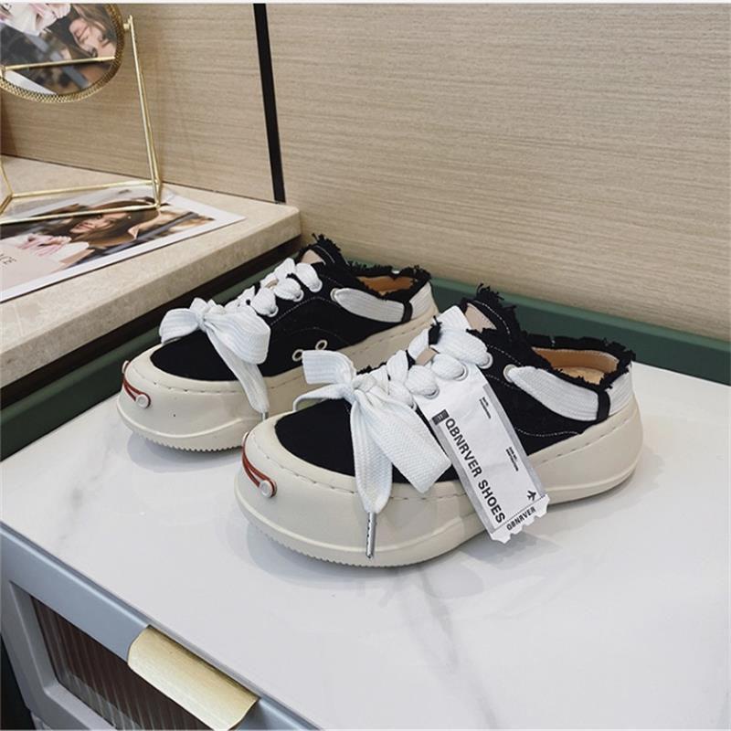 Giày Lười Canvas Đế Dày Thời Trang Nữ Tính