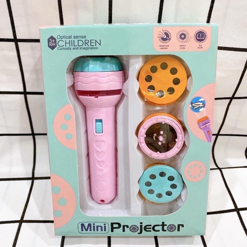 Đèn Pin Chiếu Hình Cho Bé 80 Hình Subeokiss Ngộ Nghĩnh Đáng Yêu Cho Bé