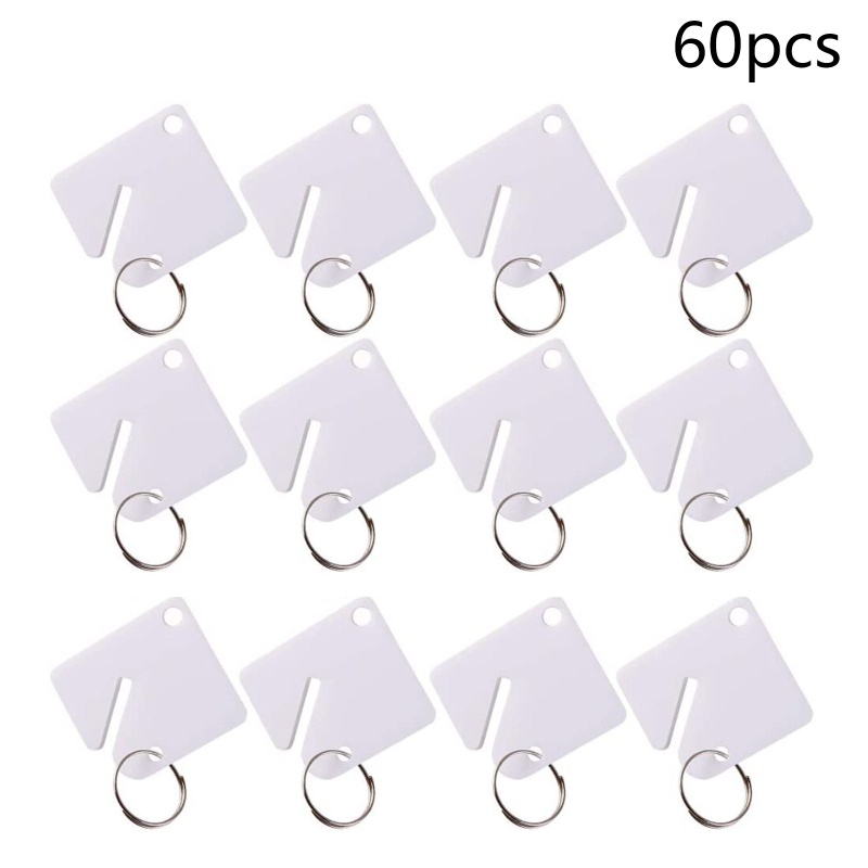 Set 60 Thẻ Đánh Dấu Kèm Móc Tròn Siêu Bền Tiện Dụng