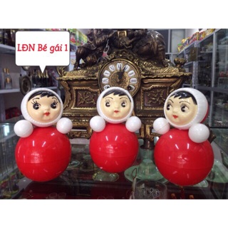 Lật đật nhựa bé gái 1 Nga