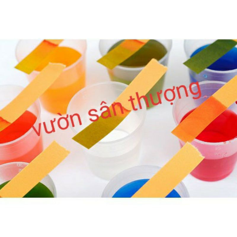 Sấp 80 Tờ Giấy Quì Tím Đo PH Đất Trồng, Nước Trồng Cây Dễ Sử Dụng