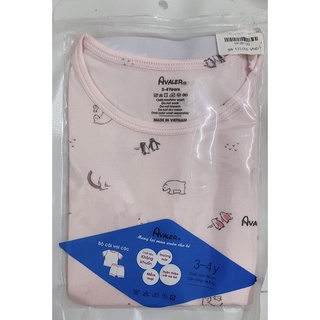 [AVALER] xả kho bộ cộc sợi tre size 3-4y