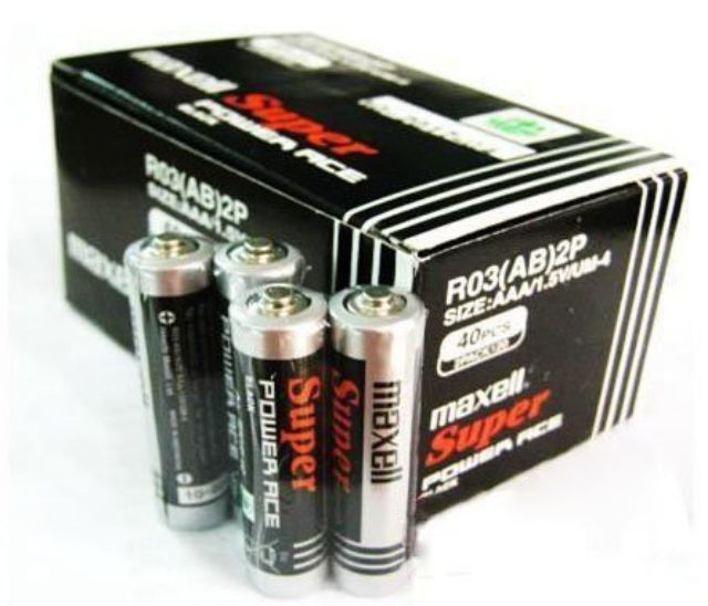 HỘP 40 VIÊN PIN TIỂU AA/AAA MAXELL SUPER POWER ACE