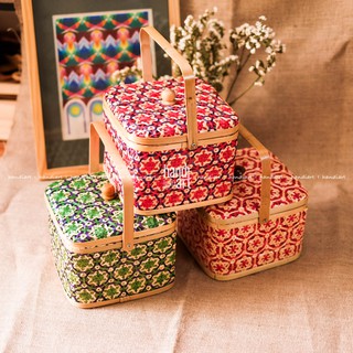 [Giỏ tre quà tết] Giỏ tre quai xách - Giỏ tre picnic