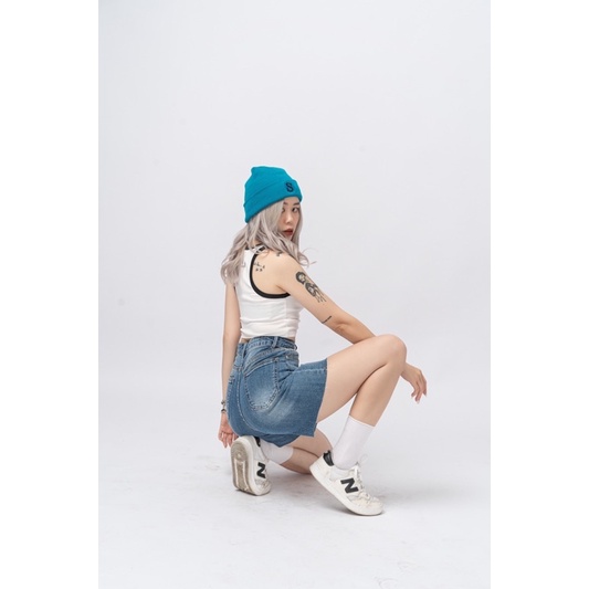 Quần Đùi biker rách MD 2 màu•MIDDUA SHOP