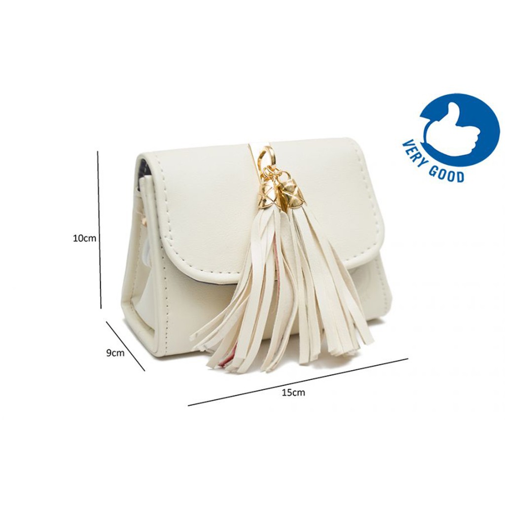 Túi xách màu trơn tua rua 1402 diệu phan độc lạ | BigBuy360 - bigbuy360.vn