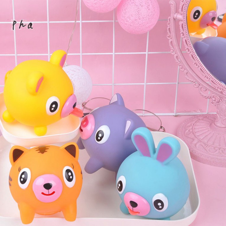 Đồ Chơi Xốp Squishy Giảm Stress Hình Động Vật Dễ Thương Cho Bé
