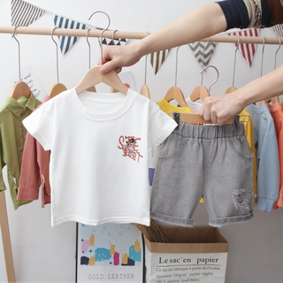 Set áo thun tay ngắn và quần short cho bé