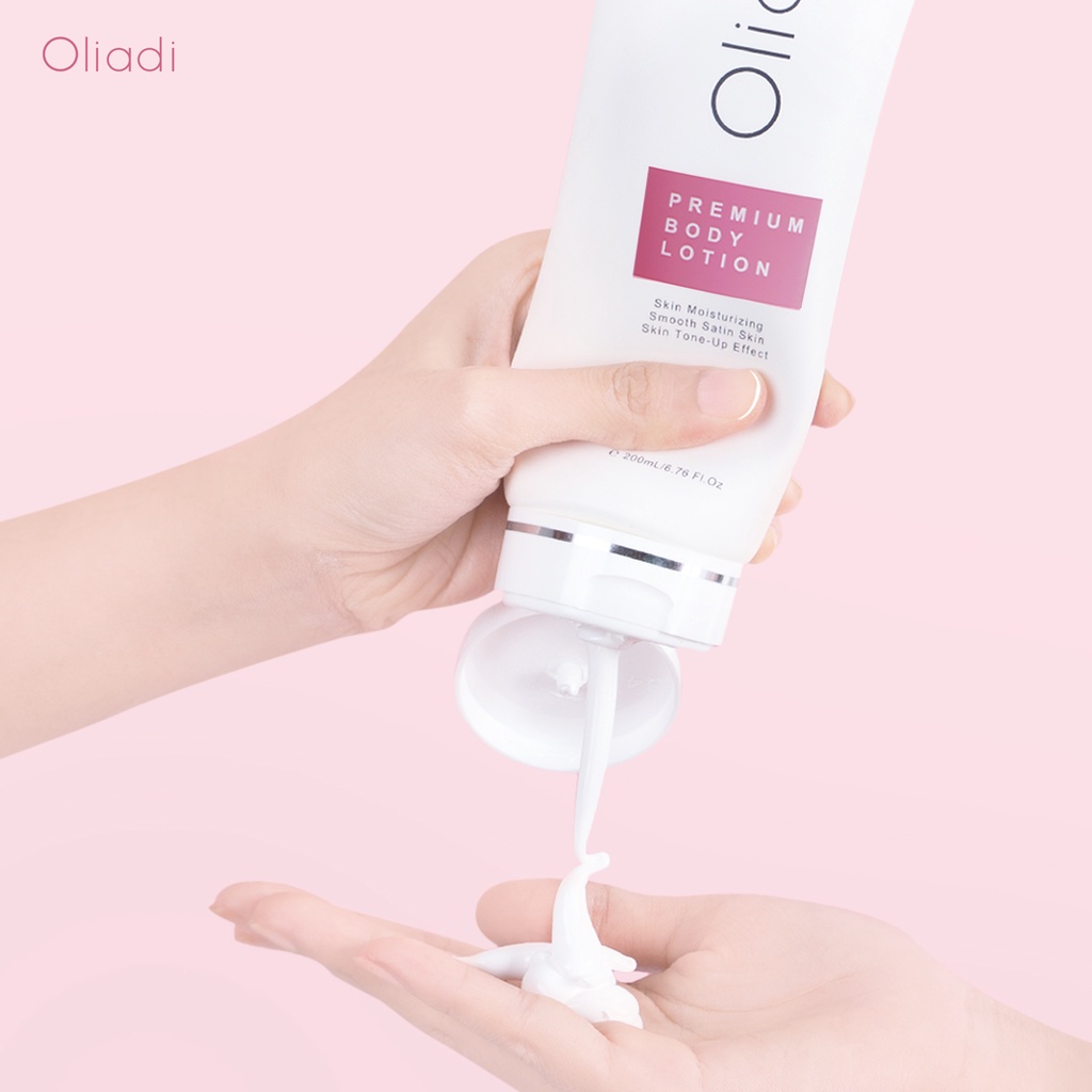 COMBO 2 TUÝP Kem Body Oliadi Dưỡng Trắng Toàn Thân Với Công Nghệ Hạt Nano Phân Tử 200ml Chính Hãng