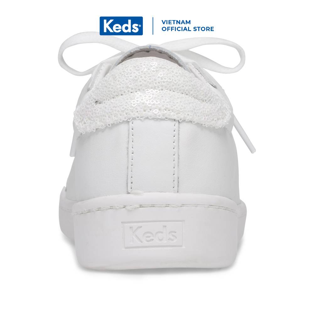 Giày Keds Nữ - Ace Leather Charm White - KD060707