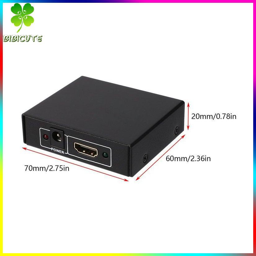 [Fast delivery]4K 1×2 HDMI-compatible Splitter Amplifier Repeater 3D 1080p 1 IN 2 OUT Hub