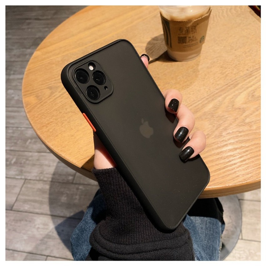 Ốp điện thoại nhám màu macaron chống sốc cho iPhone 11 Pro Max XR XS Max X XS 7 8 Plus 11Pro | BigBuy360 - bigbuy360.vn
