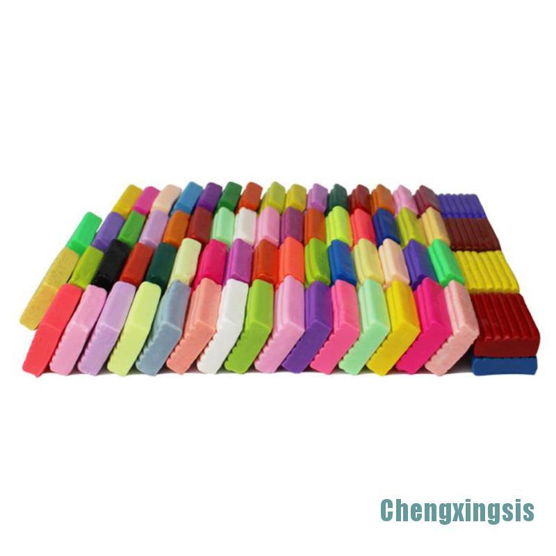 [Chengxingsis]New 24/32/42 Colors of Oven-Bake Clay Blocks Polymer Clay Starter Kit With Tools