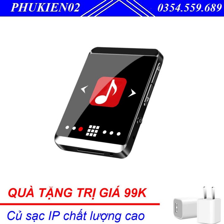 (Quà tặng 99k) Ruizu M5 - Máy Nghe Nhạc Bluetooth, Màn Hình Cảm Ứng, 8gb