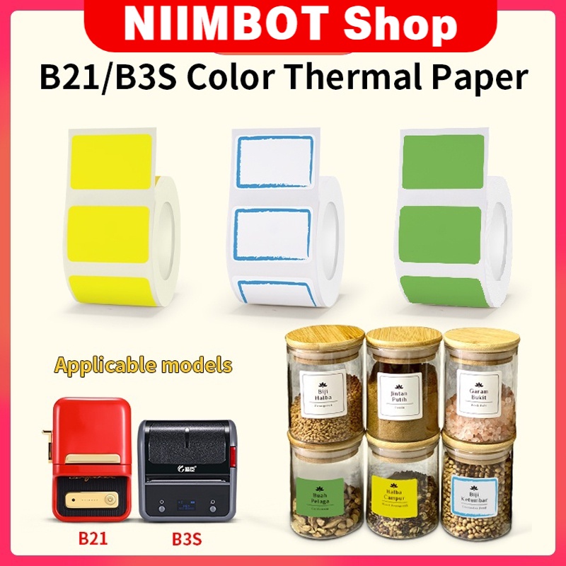 Giấy Dán Tự Dính Chống Thấm Nước R1 Bằng Sợi Tổng Hợp In Họa Tiết Thực Phẩm B21 / B3S