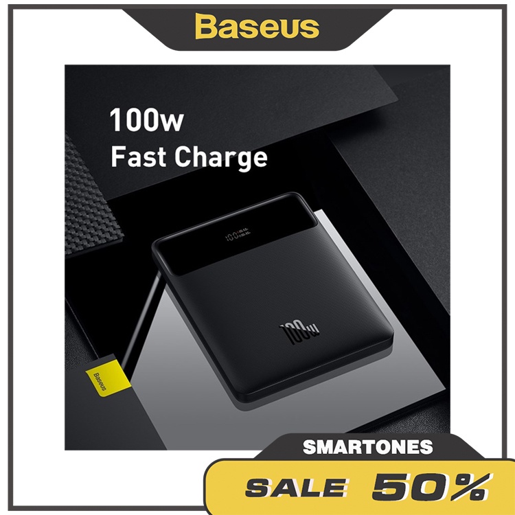Pin dự phòng Baseus Blade 20000mAh công suất 100W Digital Display cho điện thoại và laptop