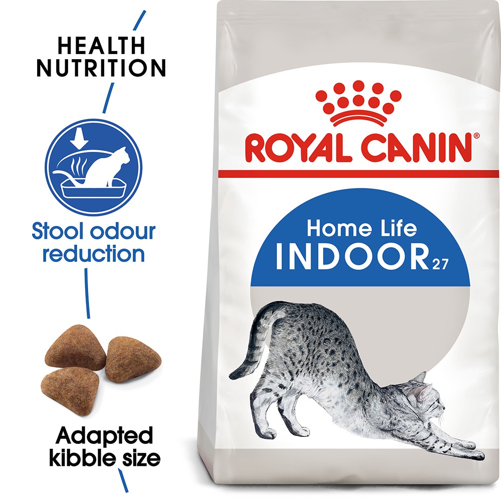 Hạt mèo Royal Canin Indoor 27 2Kg - Thức ăn mèo nhập chính hãng