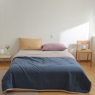 Mền chần cotton màu trơn 2mx2m3