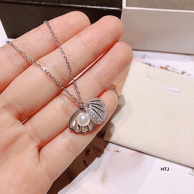 Dây chuyền bạc mặt trai nuôi siêu xinh DC0191