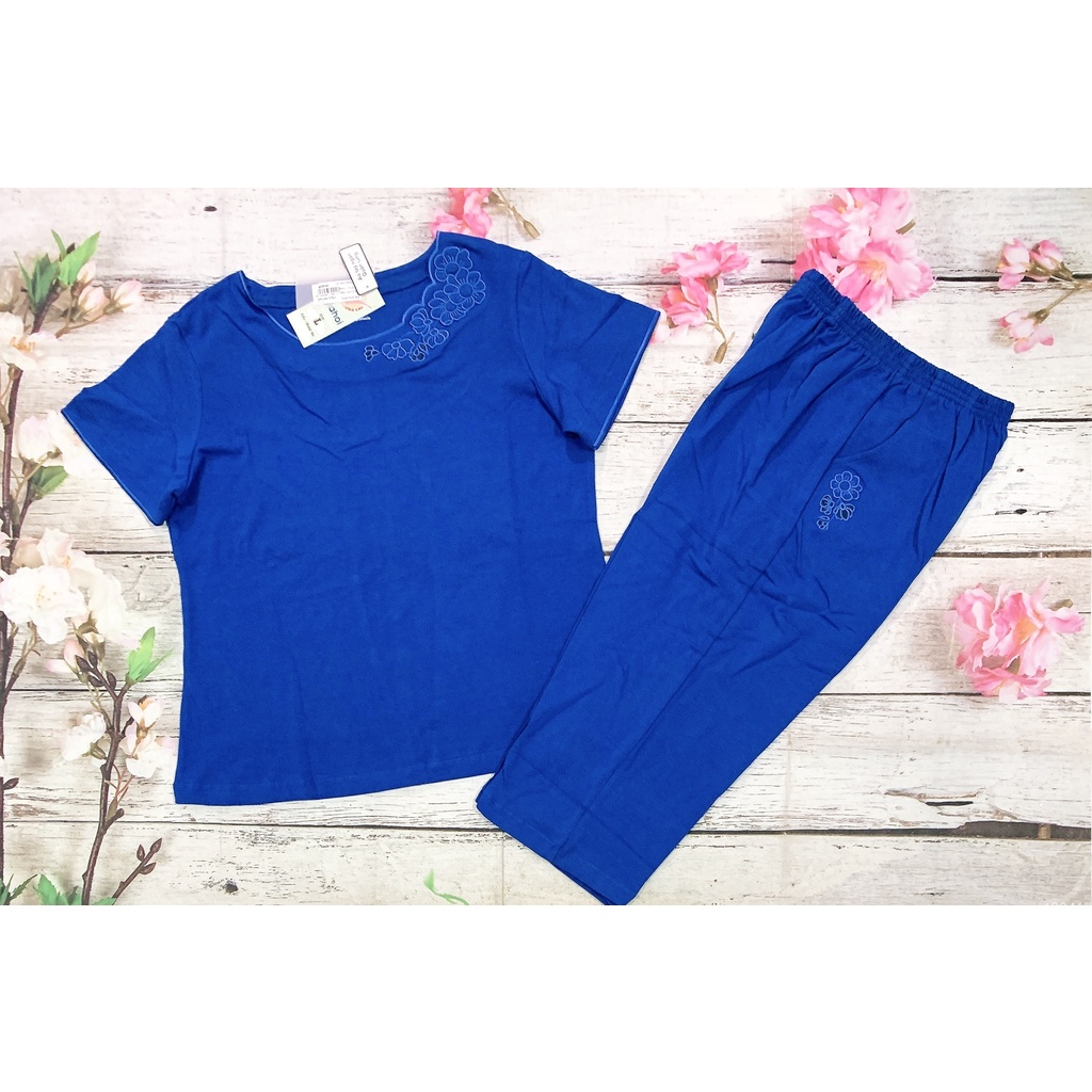 Bộ Trung Niên Gia Hồi quần lửng size XL