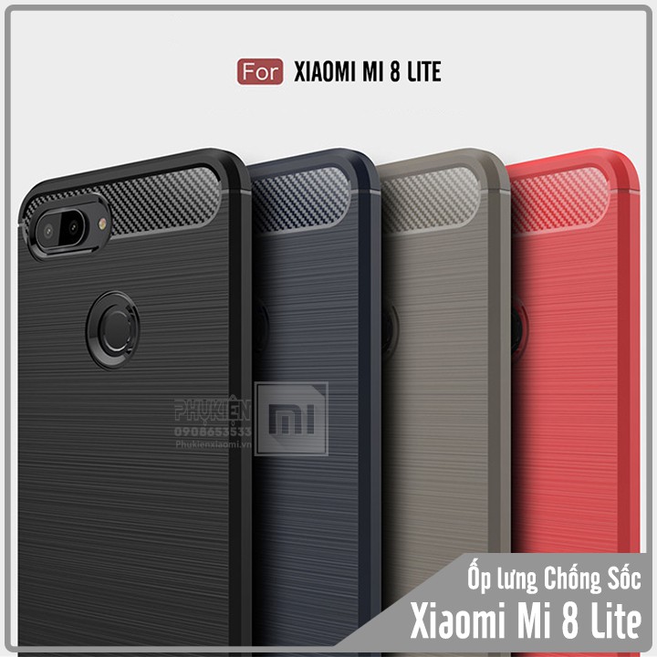 Ốp lưng Xiaomi Mi 8 Lite chống sốc - Rugged Armor
