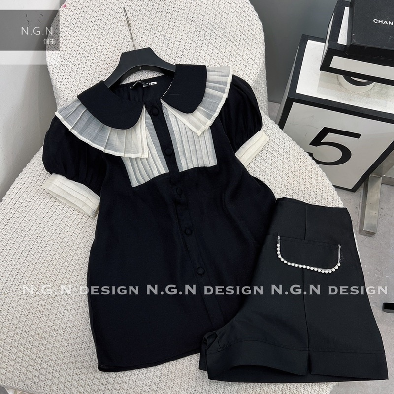 Sét tacta áo phối dập li