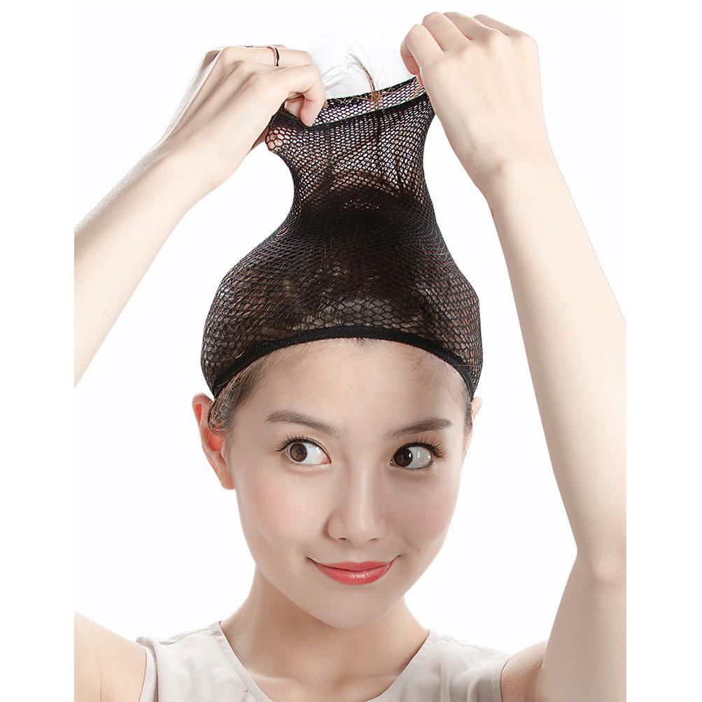 Set 2 Mũ Lưới trùm đầu đội tóc giả Tocbongbenh