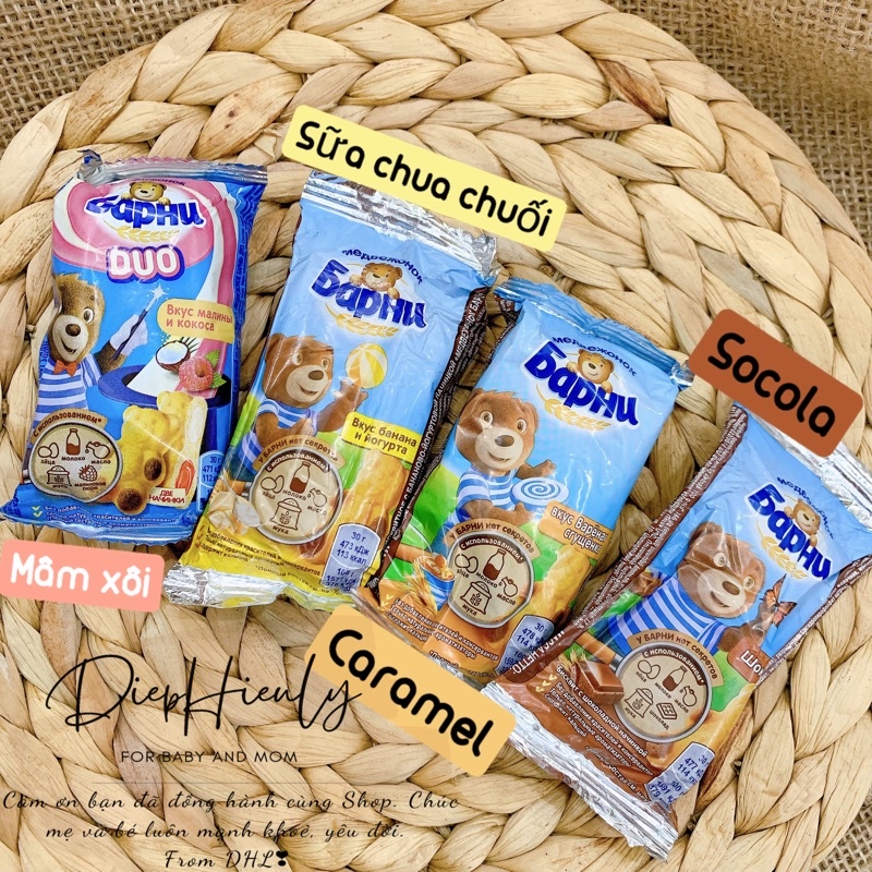 Set 3 bánh gấu Barni 90g