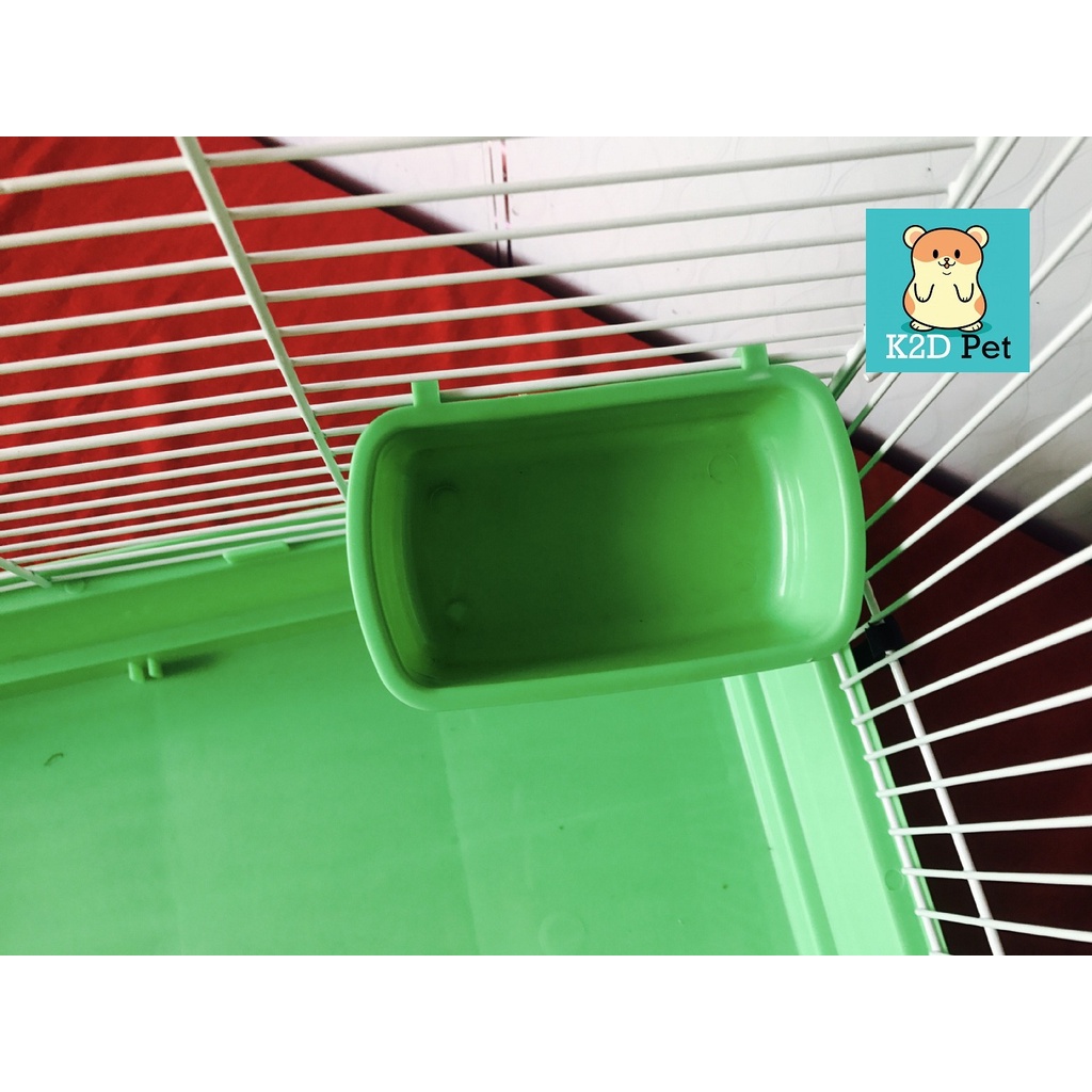 Bát ăn nhựa gắn lồng đại cho hamster, Guinea Pig (bọ ú, chuột lang), thỏ, sóc bắc mỹ, chinchilla