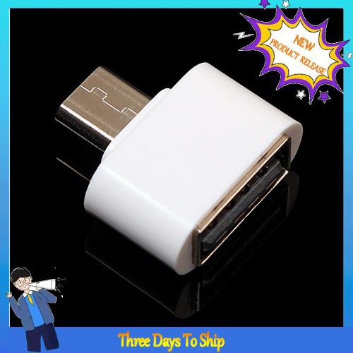 ✡COD✡White Micro USB Male to USB 2.0 Female Adapter OTG Converter for Android Tablet