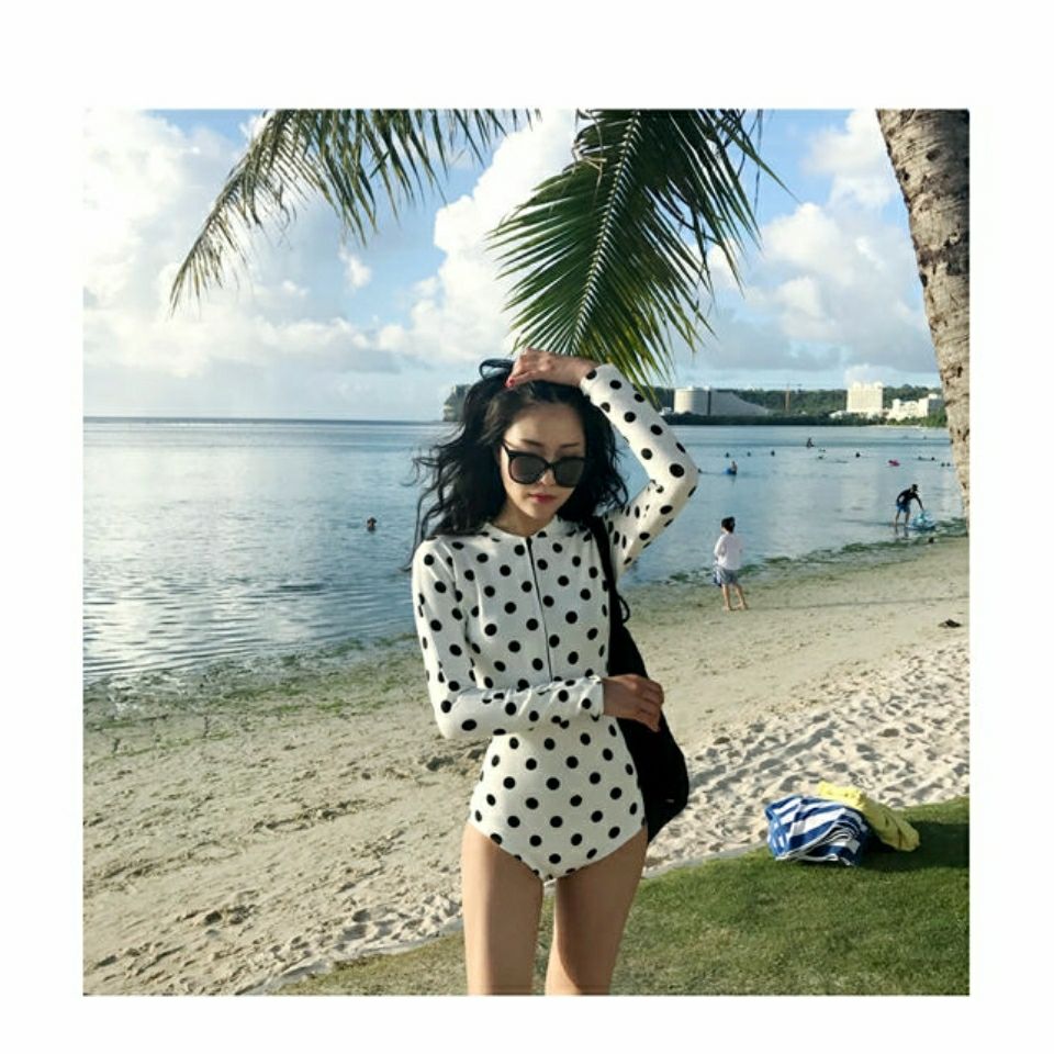 Đồ Bơi Liền Thân Dài Tay Gợi Cảm Cho Nữ | BigBuy360 - bigbuy360.vn