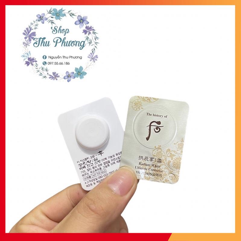 Cao Nám Whoo Radiant White Intensive Spot Corrector 1ml