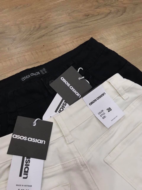 QUẦN SHORT JEANS ASOS LƯNG CAO