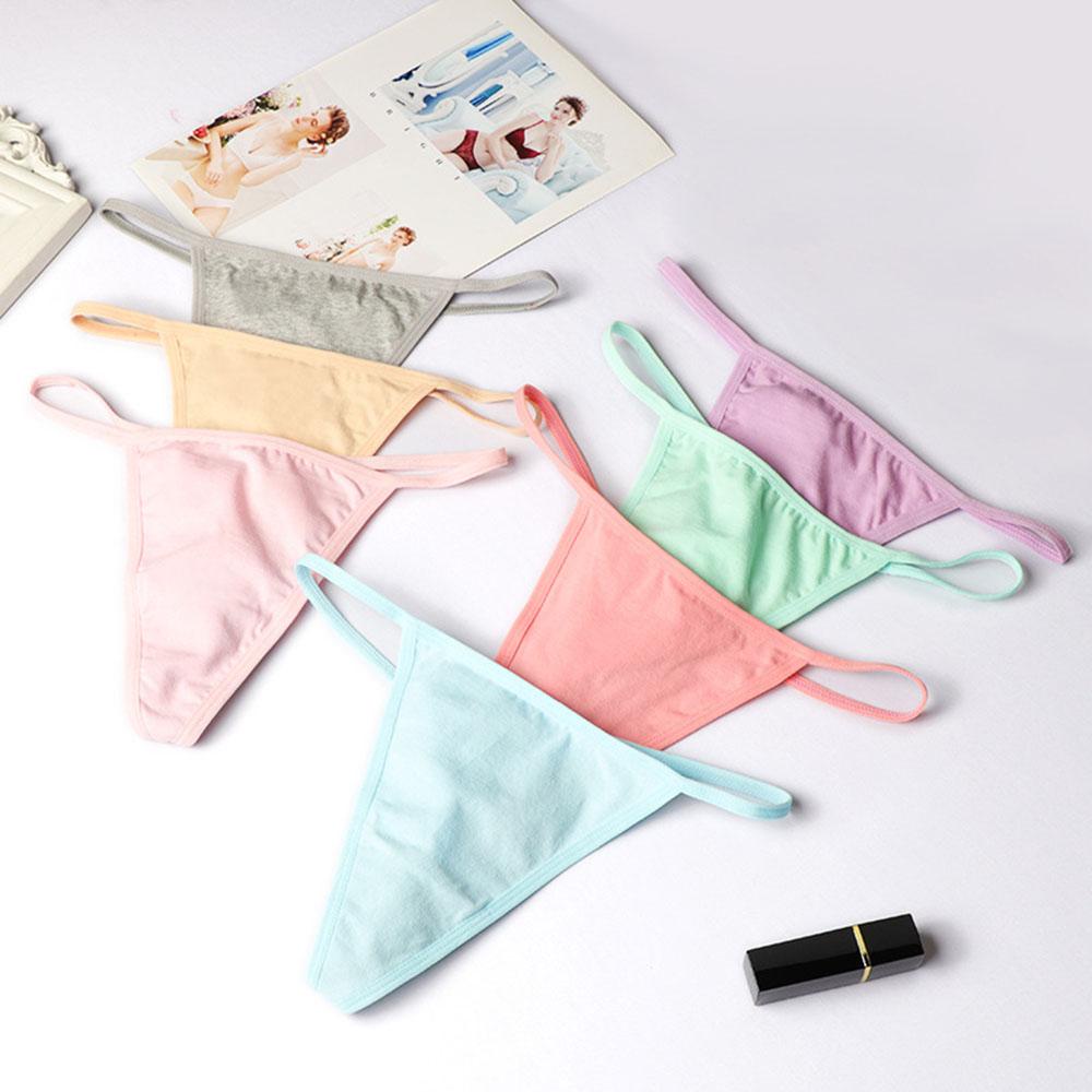 Quần Lót Cotton Mỏng Lưng Thấp WMES15H Phối Dây Mỏng Gợi Cảm Cho Nữ