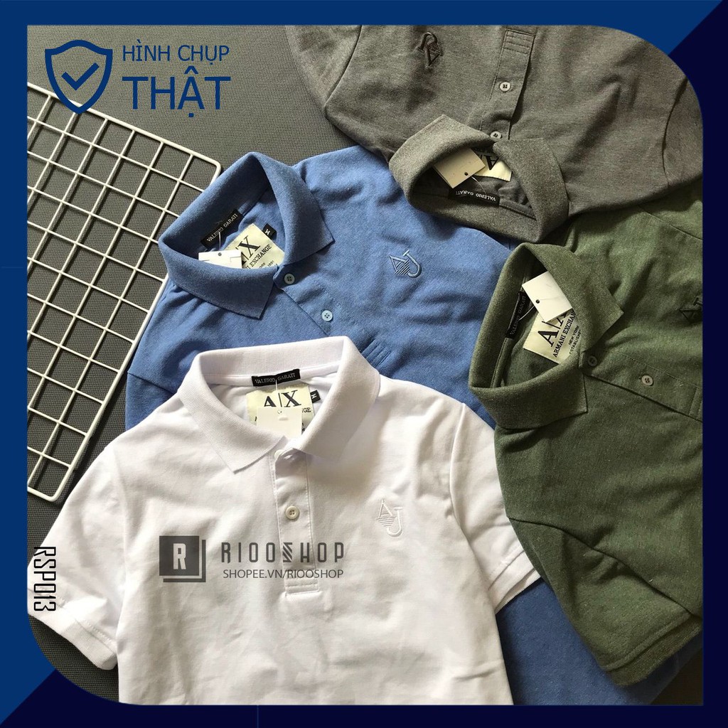 Áo thun có cổ polo, áo polo nam ngắn tay cao cấp đơn giản một màu RSP013 có size lớn big size xxl Riooshop | BigBuy360 - bigbuy360.vn