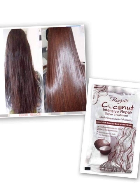 Kem Ủ Tóc Dừa Siêu Mềm Mượt RASYAN Coconut Intensive Repair Super Treatment 30ml - Thái Lan | BigBuy360 - bigbuy360.vn