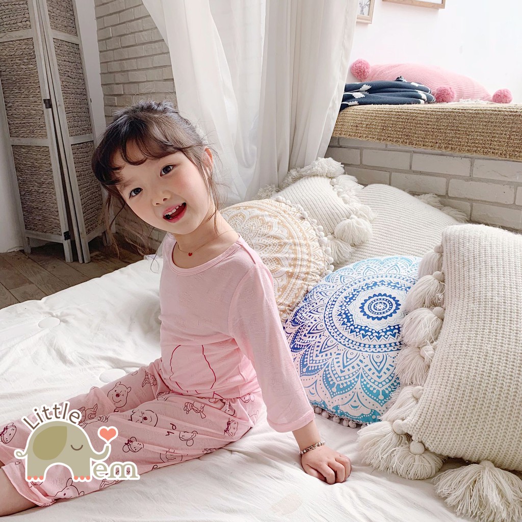 Bộ đồ bé trai/ bé gái Cotton xuất Nhật lửng _ Color