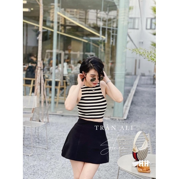 CHÂN VÁY A TRƠN CẠP CAO CHẤT VẢI ĐỨNG FROM LOẠI ĐẸP MS14299