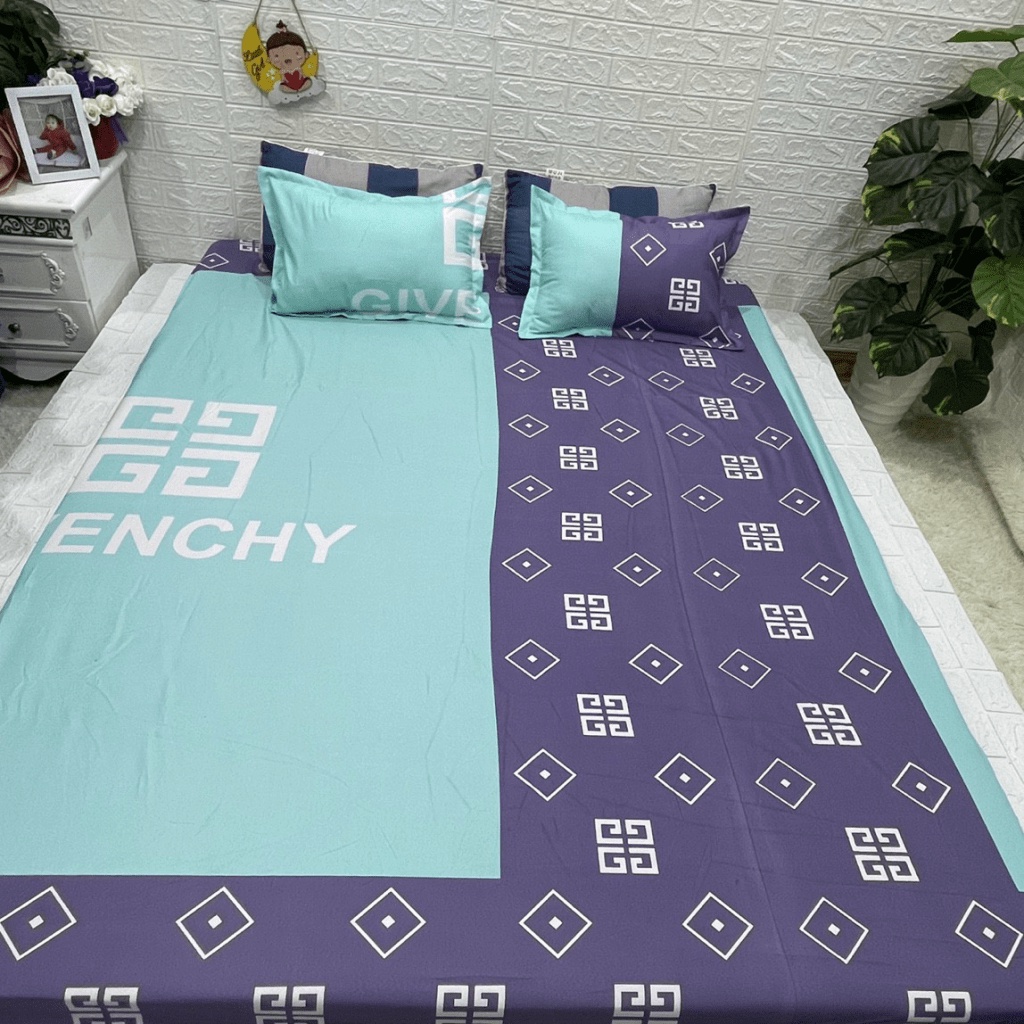 Set Ga Gối Cotton Poly, Ga Kèm 2 Vỏ Gối Nằm, Bộ Ga Gối 3 Món, Drap Giường, Ga Giường, Đủ Kích Thước M2/M6/M8/2M2 Mẫu HOA