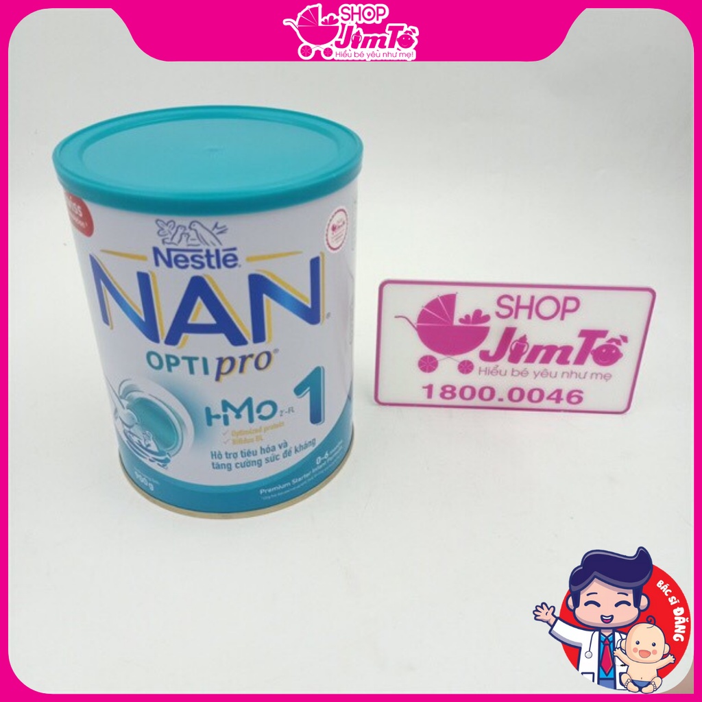 Sữa NAN Optipro HMO Hỗ Trợ Tiêu Hóa Cho Bé Từ Sơ Sinh Đủ Số 1 2 3 4 hộp 400/900g