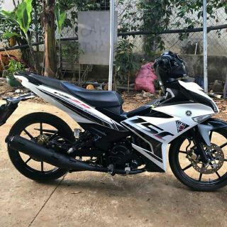 Tem y15zr tem rời bản ba lớp màu đen đỏ dán cho ex150 màu trắng