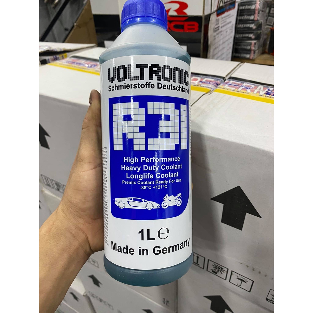 Nước Làm Mát Máy, Động Cơ Voltronic R31 Pha Sẵn 1L 121 độ sôi - Hàng chính hãng Đức