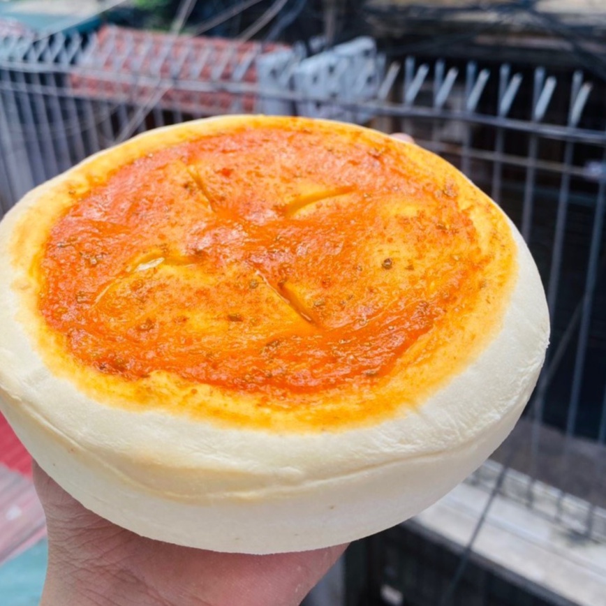 Pizza nhân nhồi chicago vị gà cay, gấp 3 lần phô mai 400g